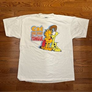 Garfield Cat Got Your Tongue Jim Davis Graphic T Shirt size XL